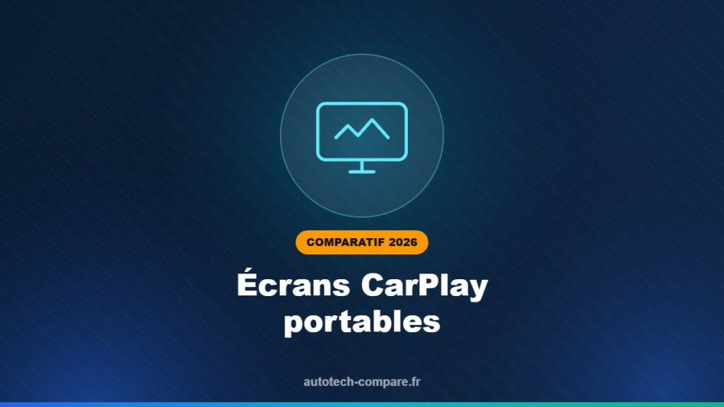 Comparatif 2026 : écrans carplay portables